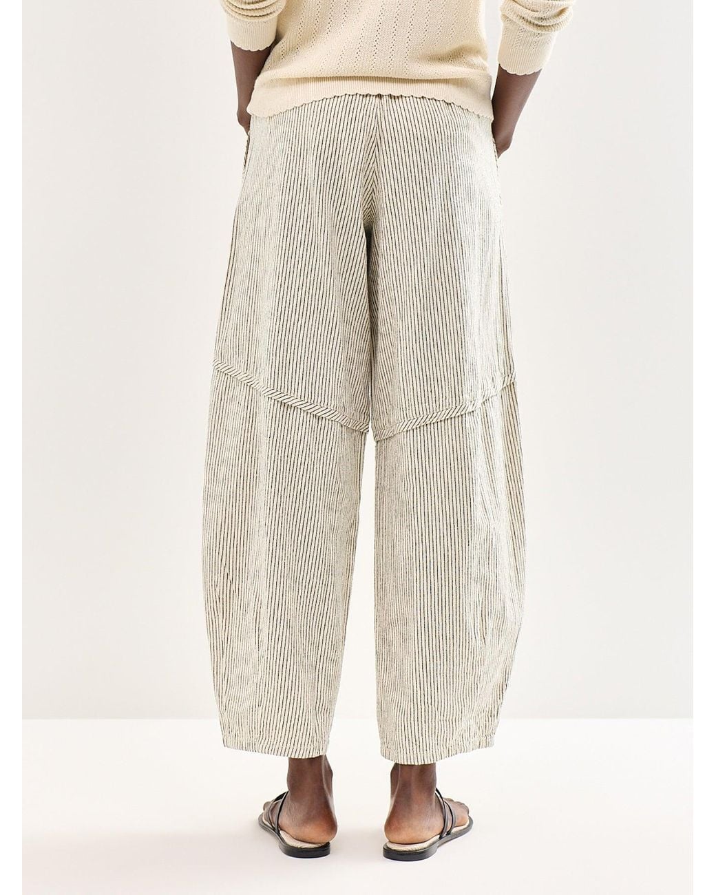 Free People White Something Good Wide Leg Trousers Jeans