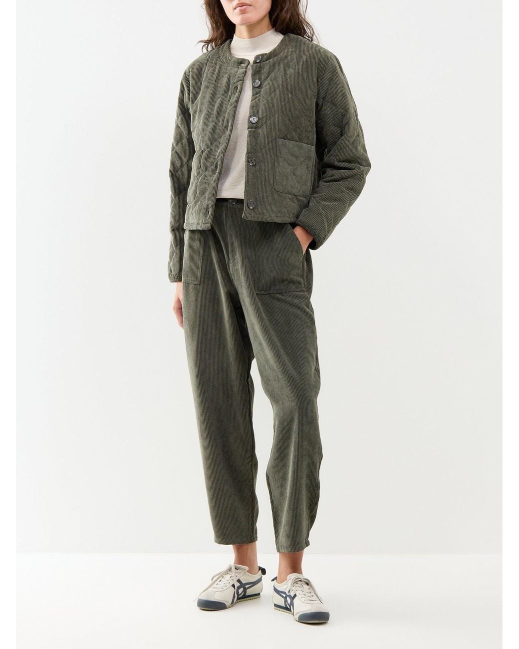 Soya Concept Green Bindi 21 Corduroy Jacket