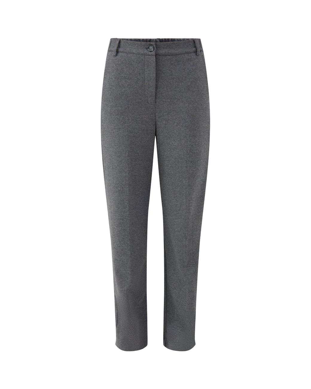 Weekend by Maxmara Gray Orata Straight-Leg Trousers