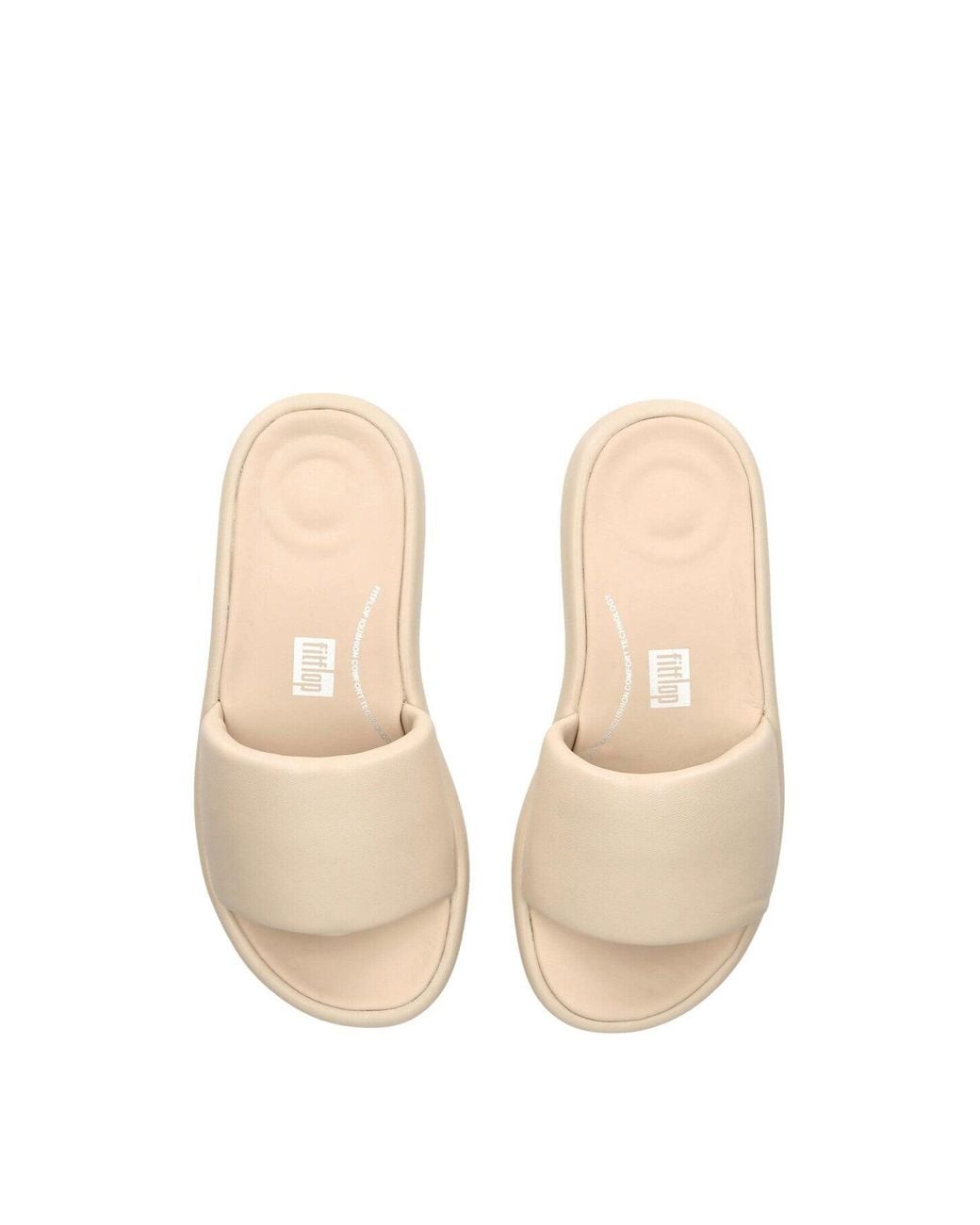 Fitflop White Women's Iqushion D-luxe Slides