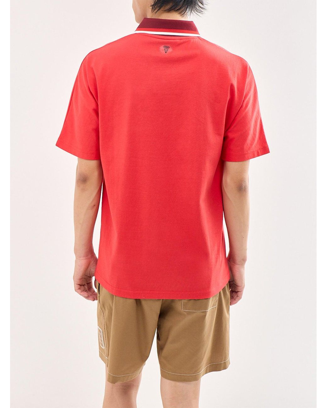 ICECREAM Red Running Dog Football Shirt for men