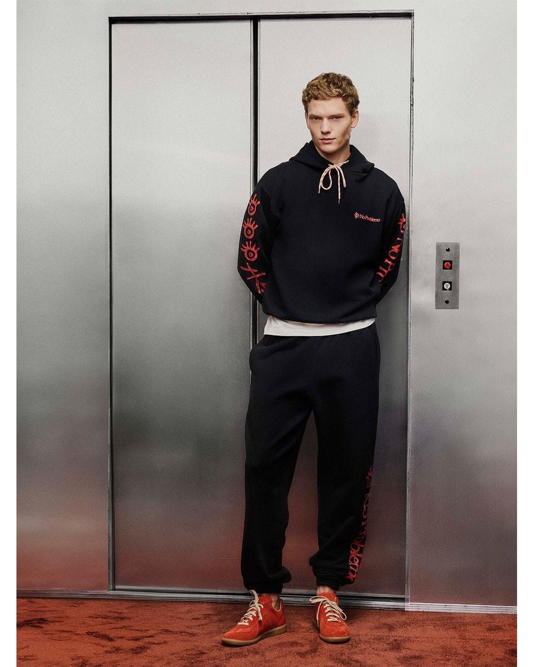 No Problemo Blue Ancient Findings Sweatpants for men