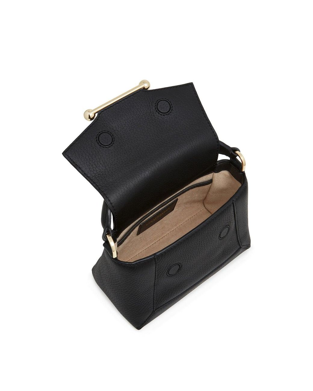 Strathberry Black Women's Mosaic Leather Mini Bag