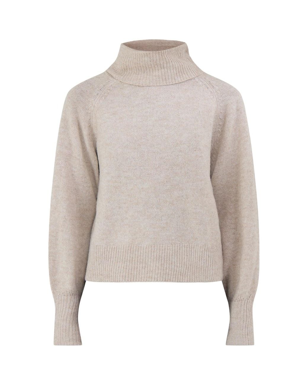 ONLY White Blend Olivia Roll Neck Jumper