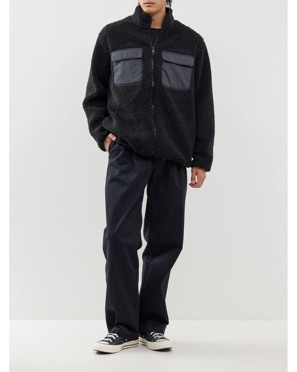 Levi's Black Campo Sherpa Jacket for men