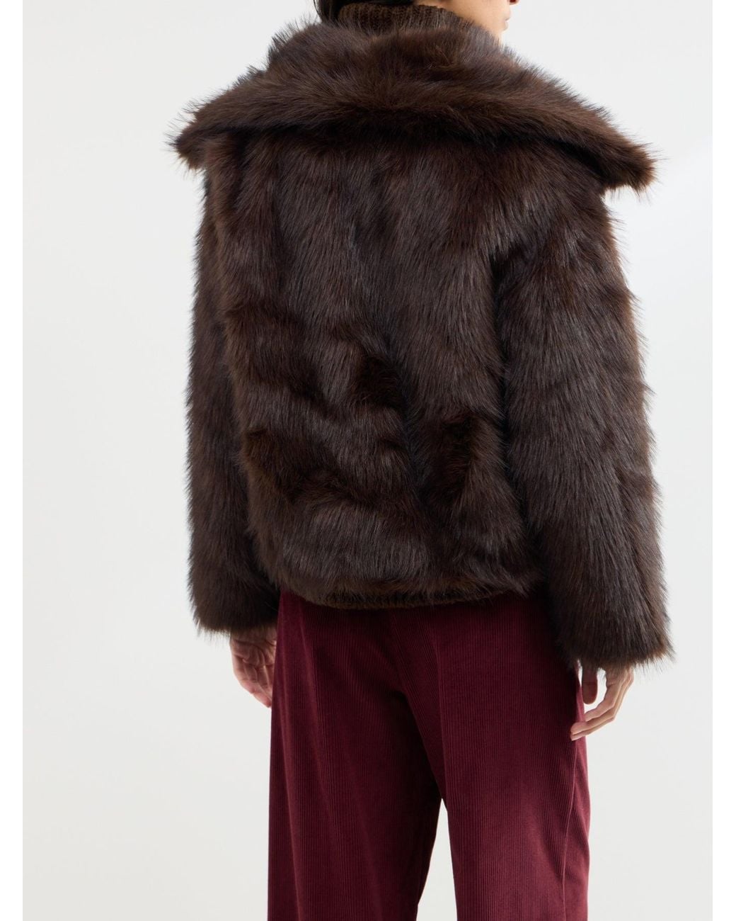 ONLY Black Dawn Faux Fur Collar Jacket