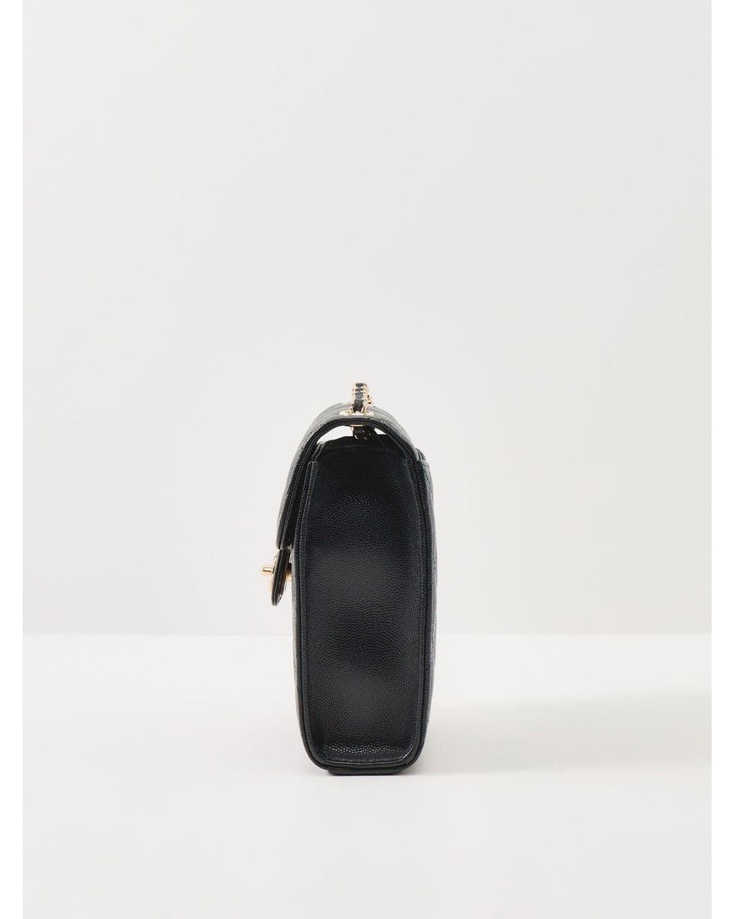 Le Prix Black Coach Calfskin Phone Case Shoulder Bag –