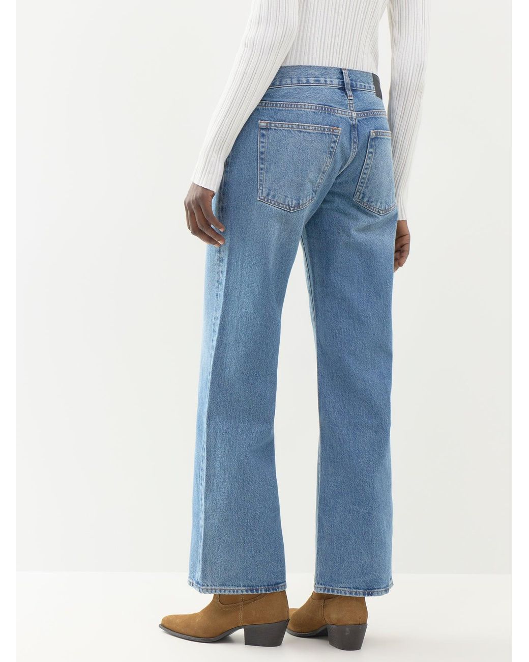 FRAME Blue The Pixie 100% Jeans