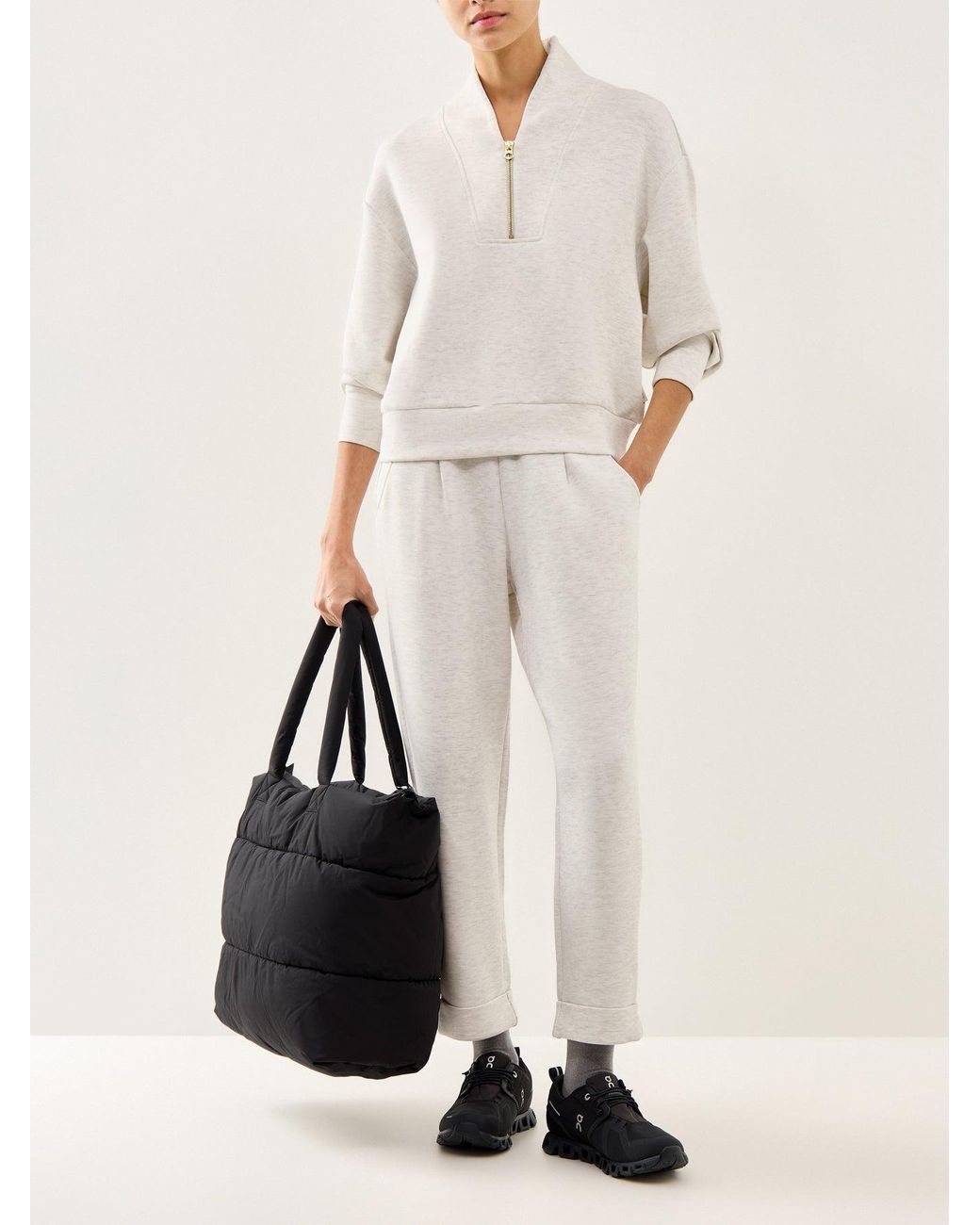 Varley White Davidson Sweat