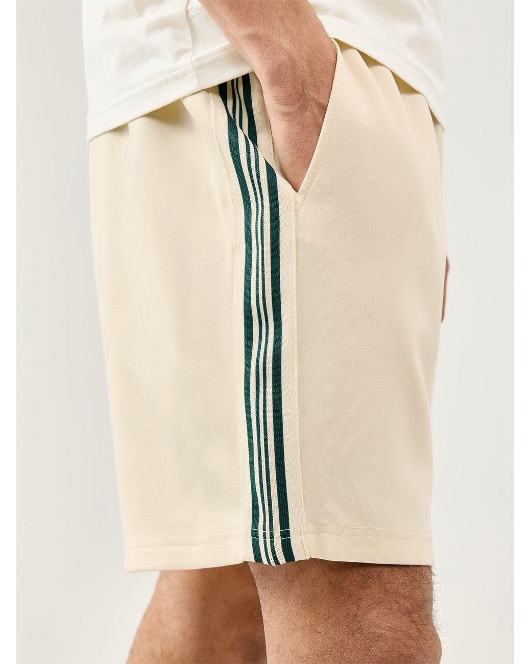 Only & Sons Natural Relaxed Track Sweatshorts Cream for men