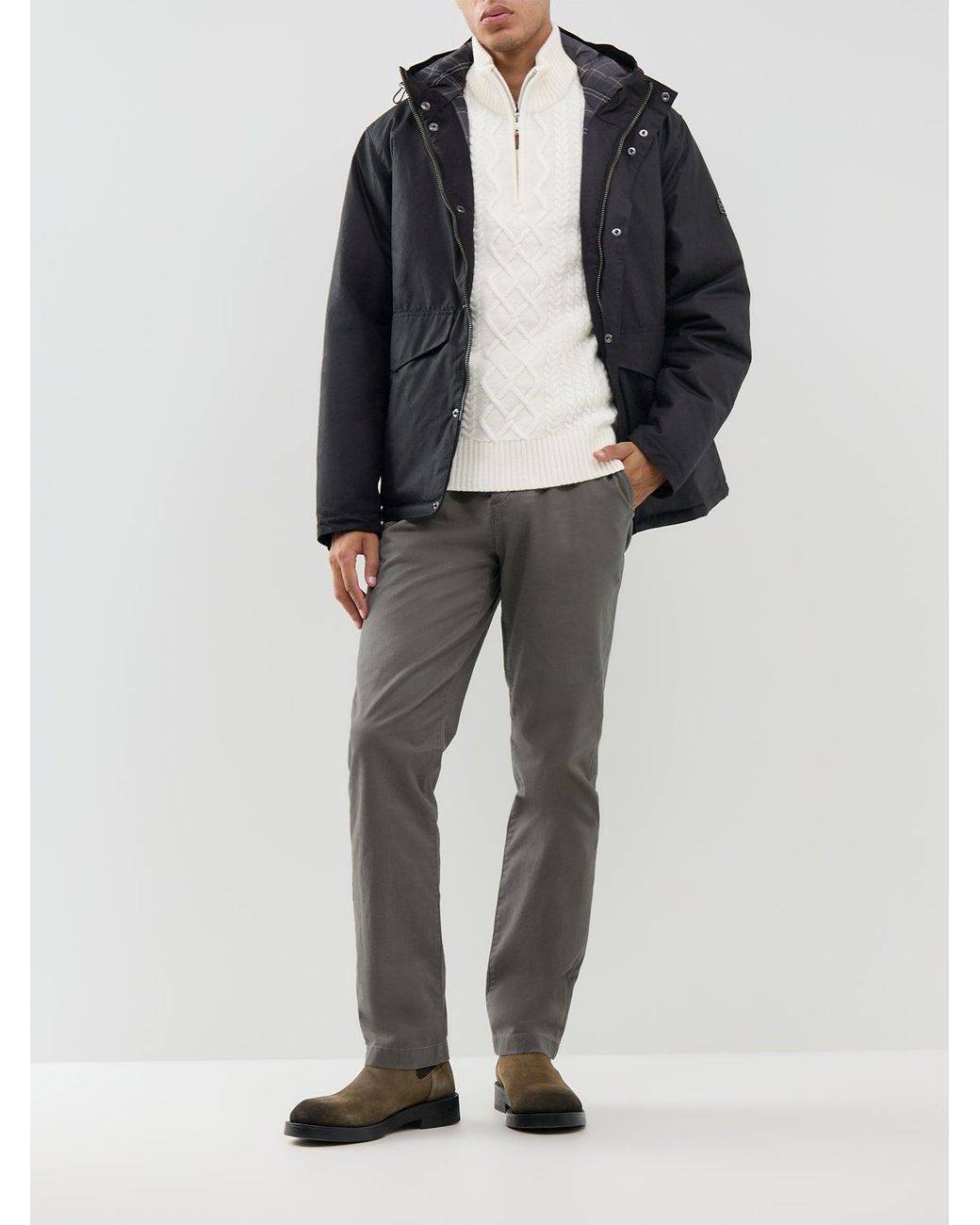 Gant Gray Classic Chinos for men