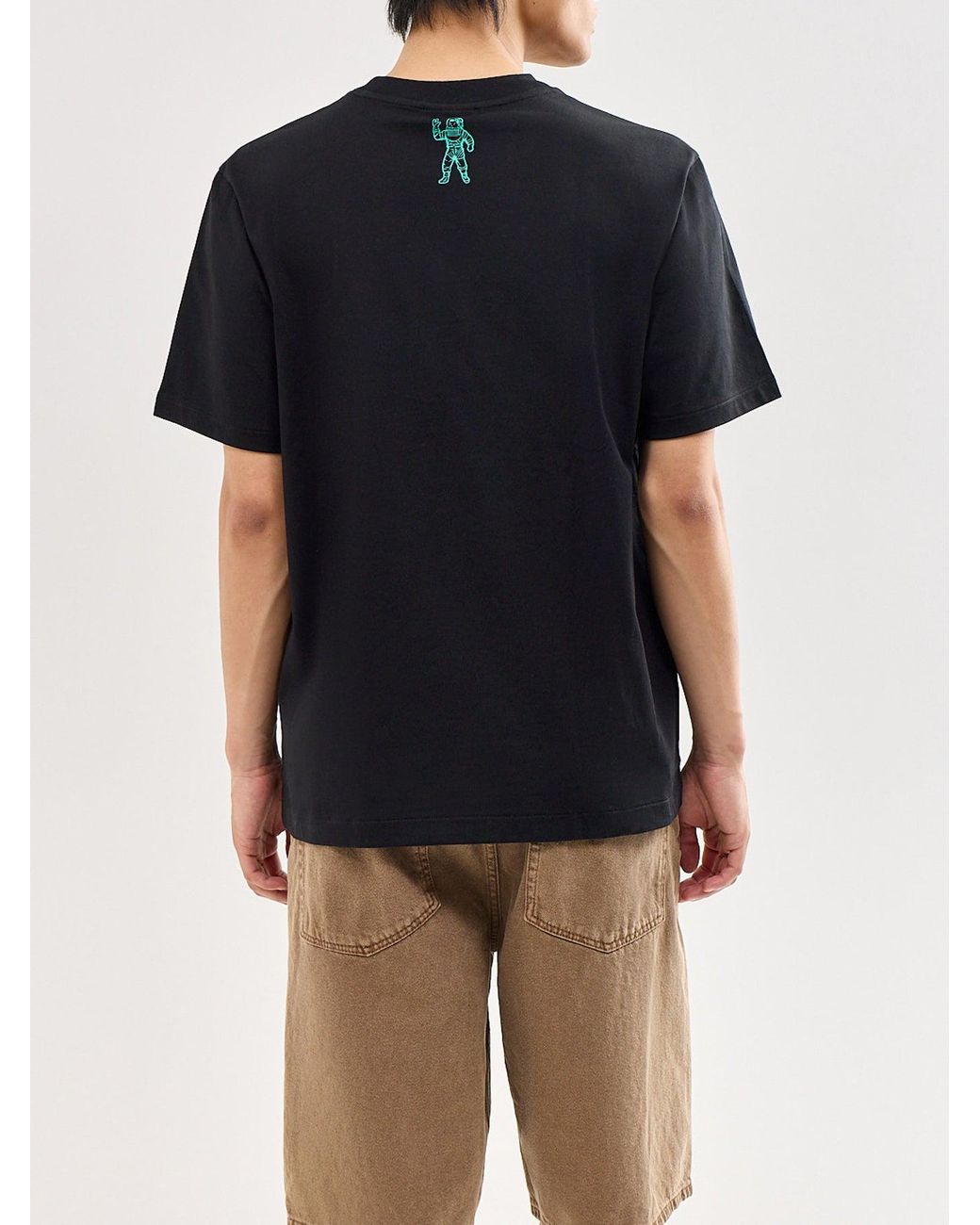 BBCICECREAM Black Leopard Camo Arch Logo T-Shirt for men