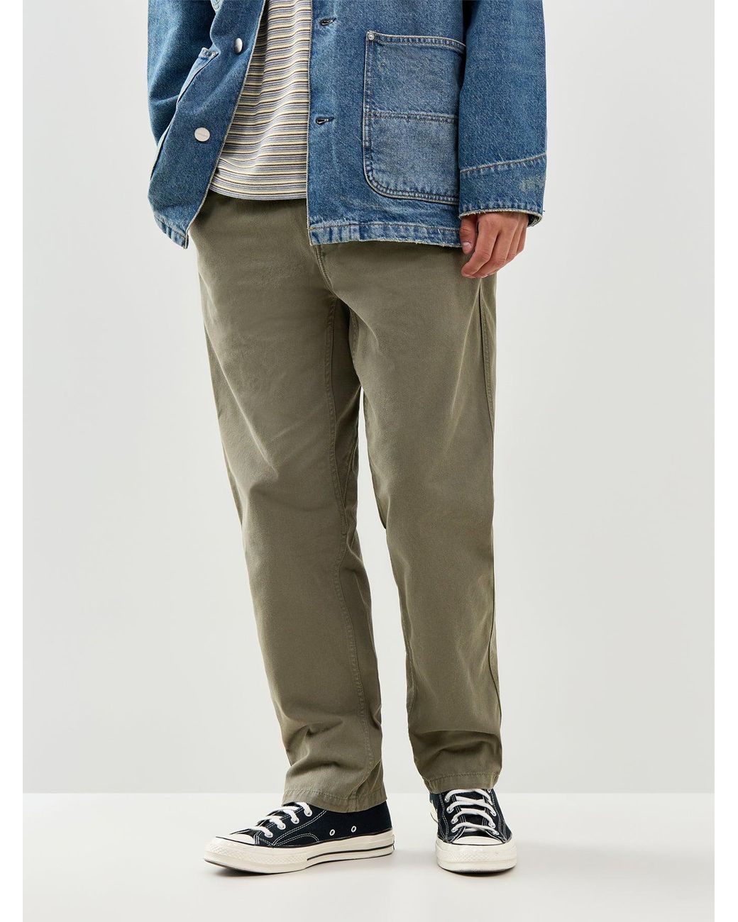 Carhartt Green Flint Casual Trousers for men