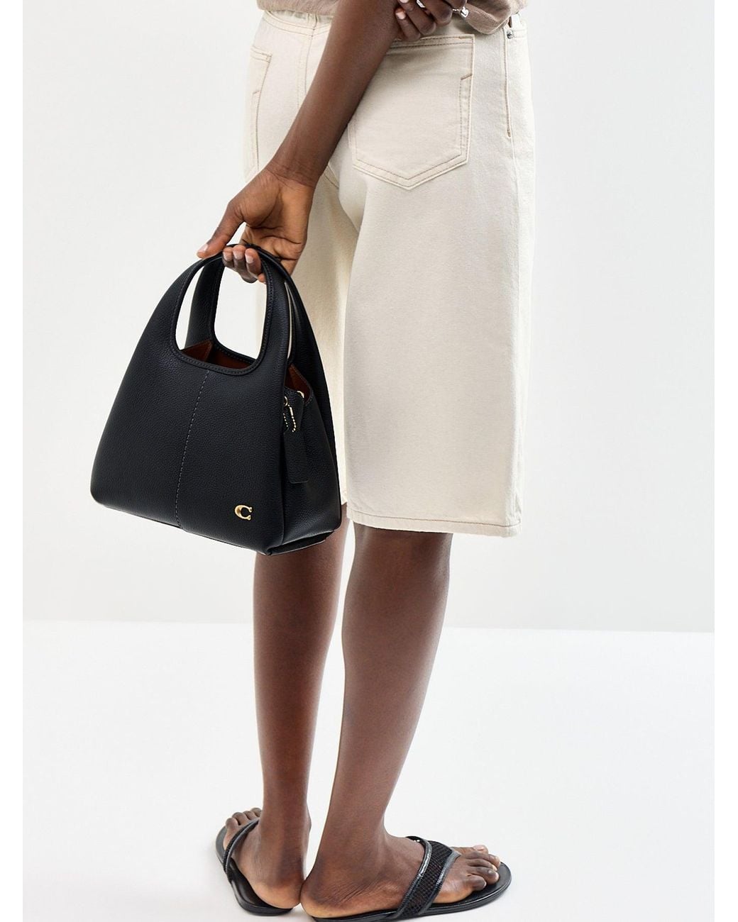 COACH Black Women's Lana Shoulder Bag 23