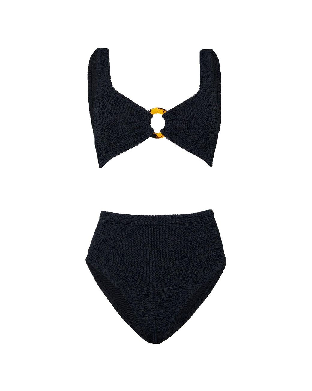 Hunza G Black Nadine Bikini