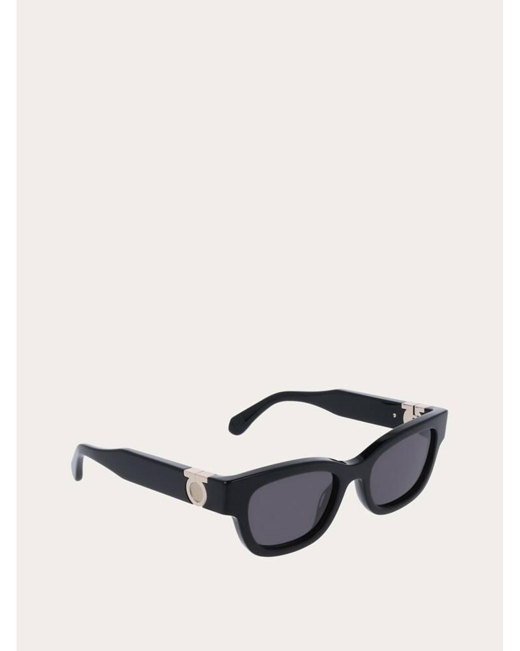 Ferragamo Blue Rectangular Frame Sunglasses