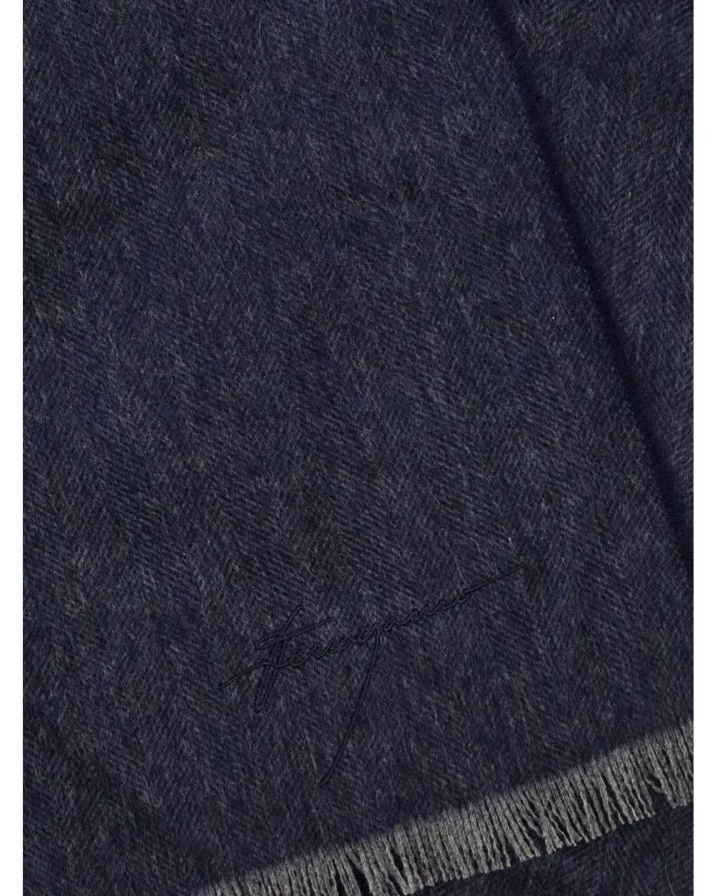 Uomo Sciarpa di Ferragamo in Blue da Uomo
