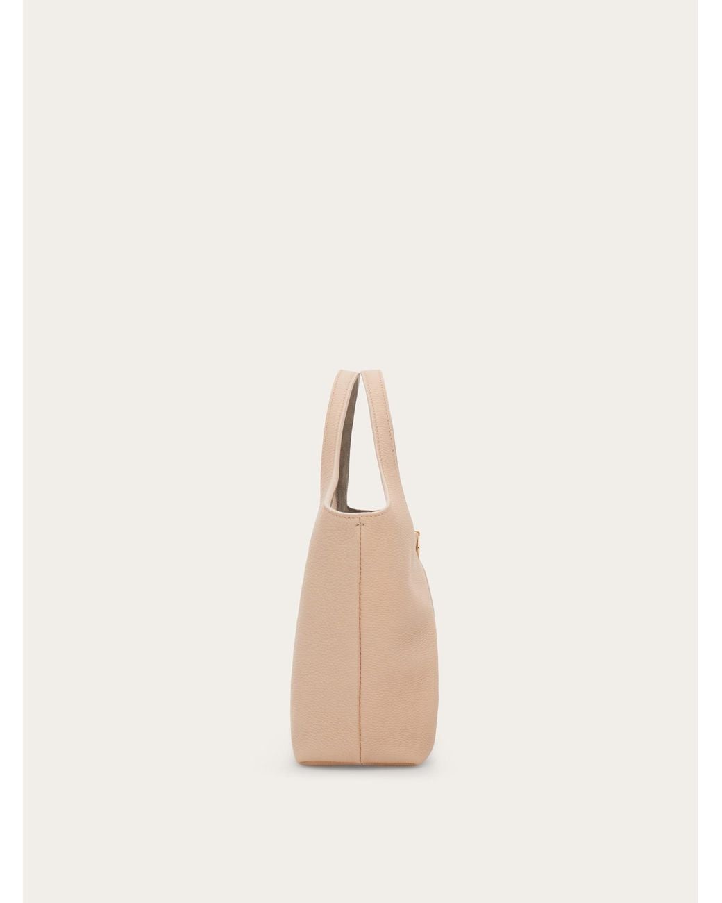 Ferragamo Natural Bow Tote Bag (S)