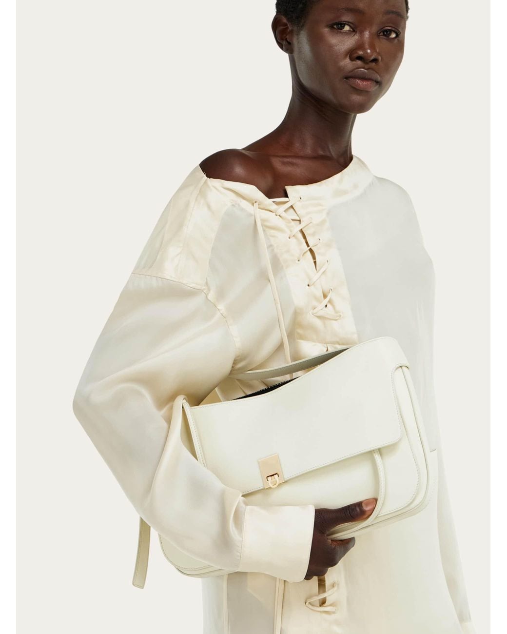 Ferragamo Natural Cara Bag (S)