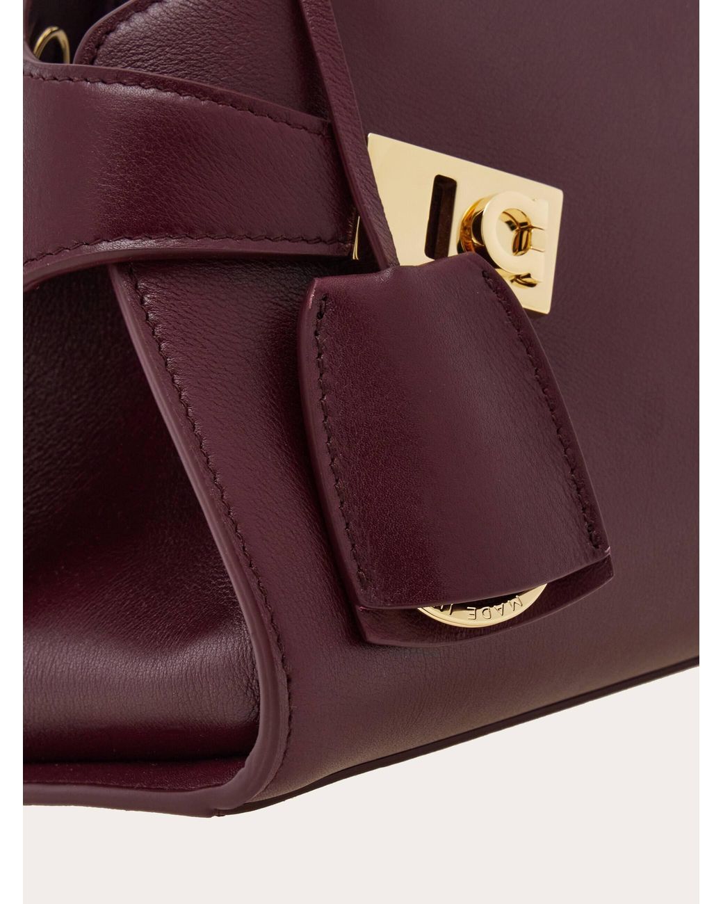Ferragamo Purple Hug Handbag (Xs)
