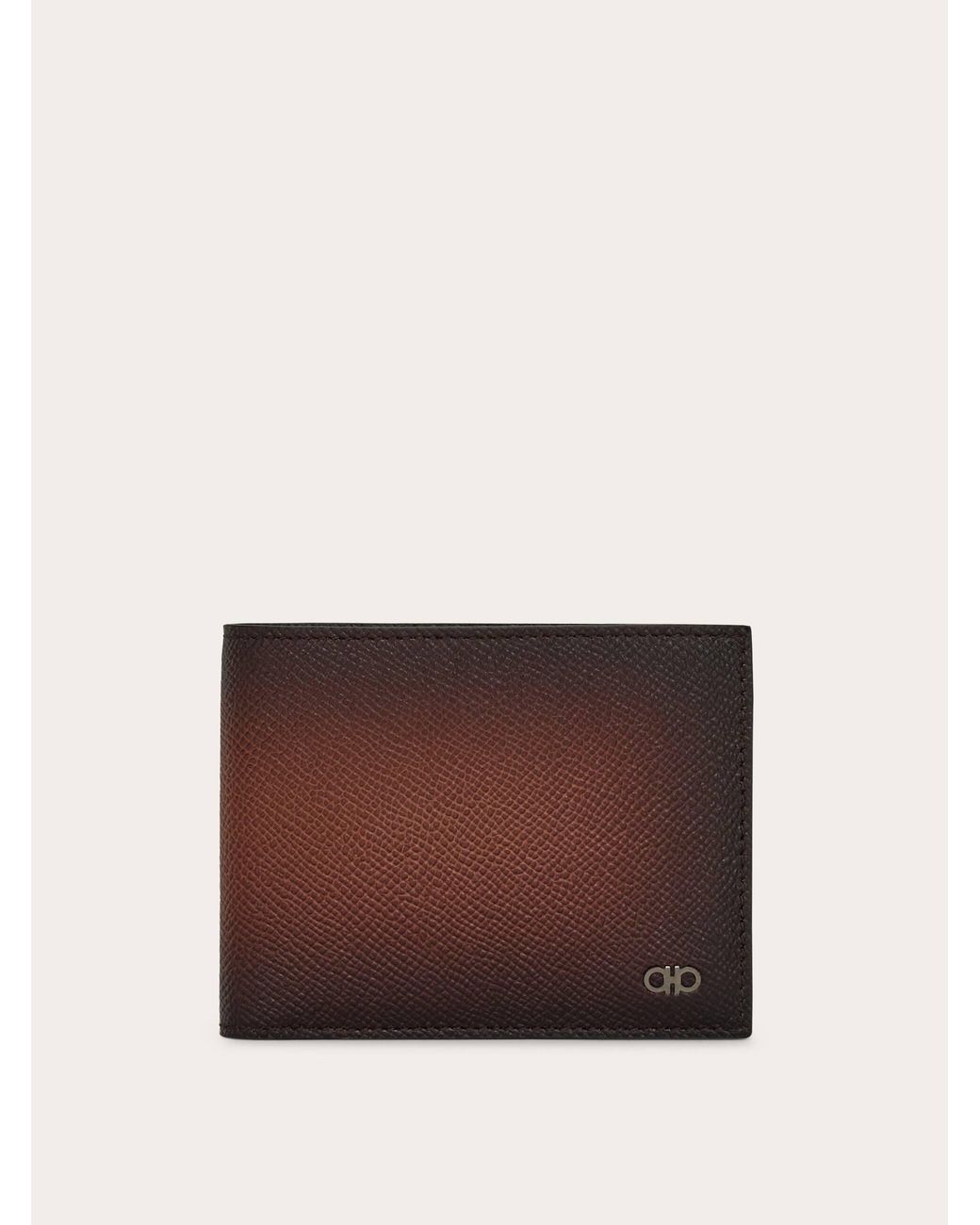 Ferragamo Brown Gancini Wallet for men