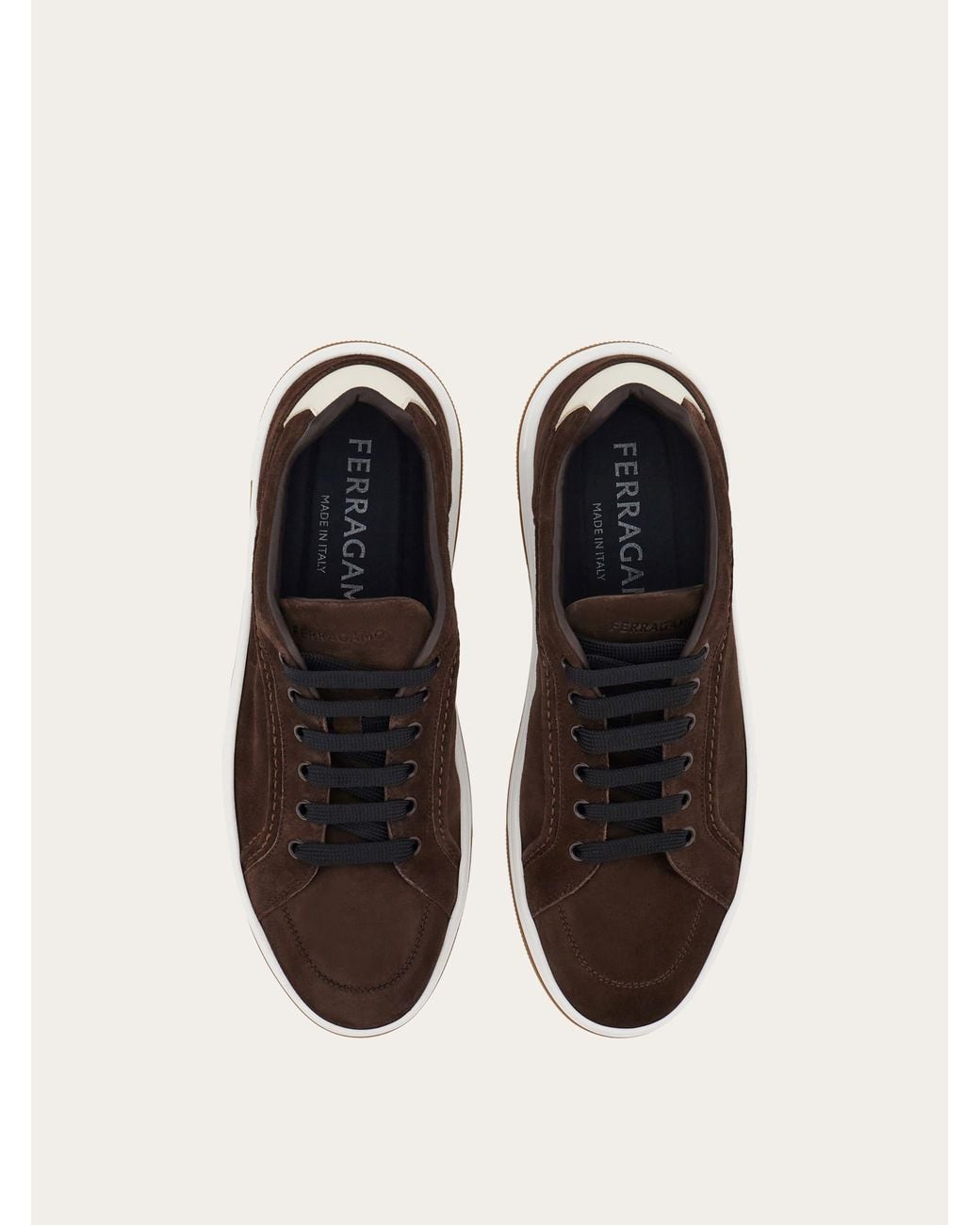 Ferragamo White Low Top Sneaker for men