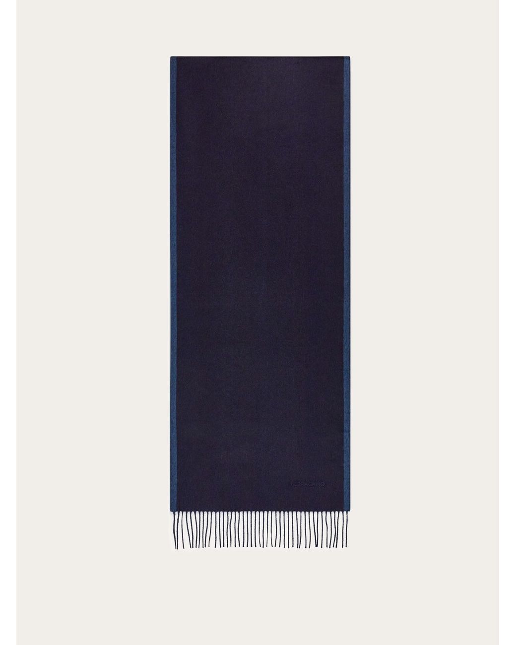 Hommes Écharpe À Franges Bleu Ferragamo pour homme en coloris Blue