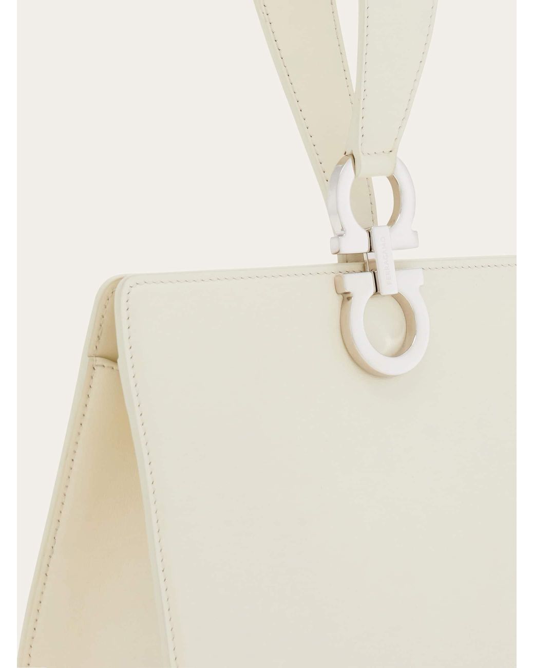 Ferragamo Natural Mini Clutch