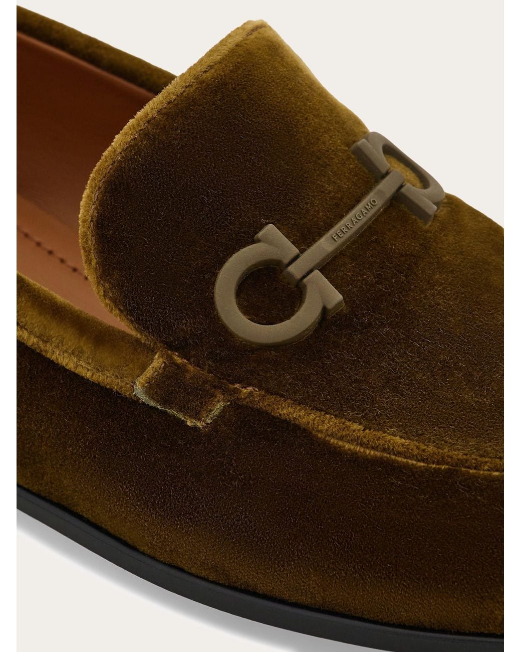 Ferragamo Green Gancini Loafer .5