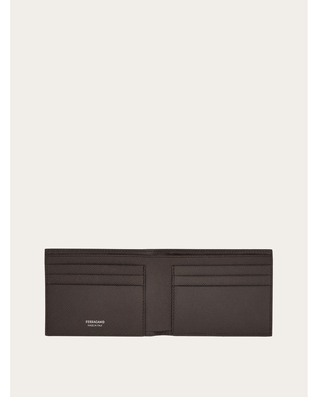 Ferragamo Brown Gancini Wallet for men