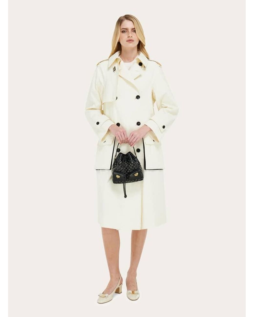 Ferragamo Black Multipocket Bucket Bag