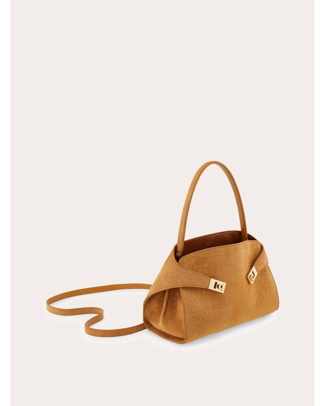 Ferragamo Natural Hug Soft Shoulder Bag (M)