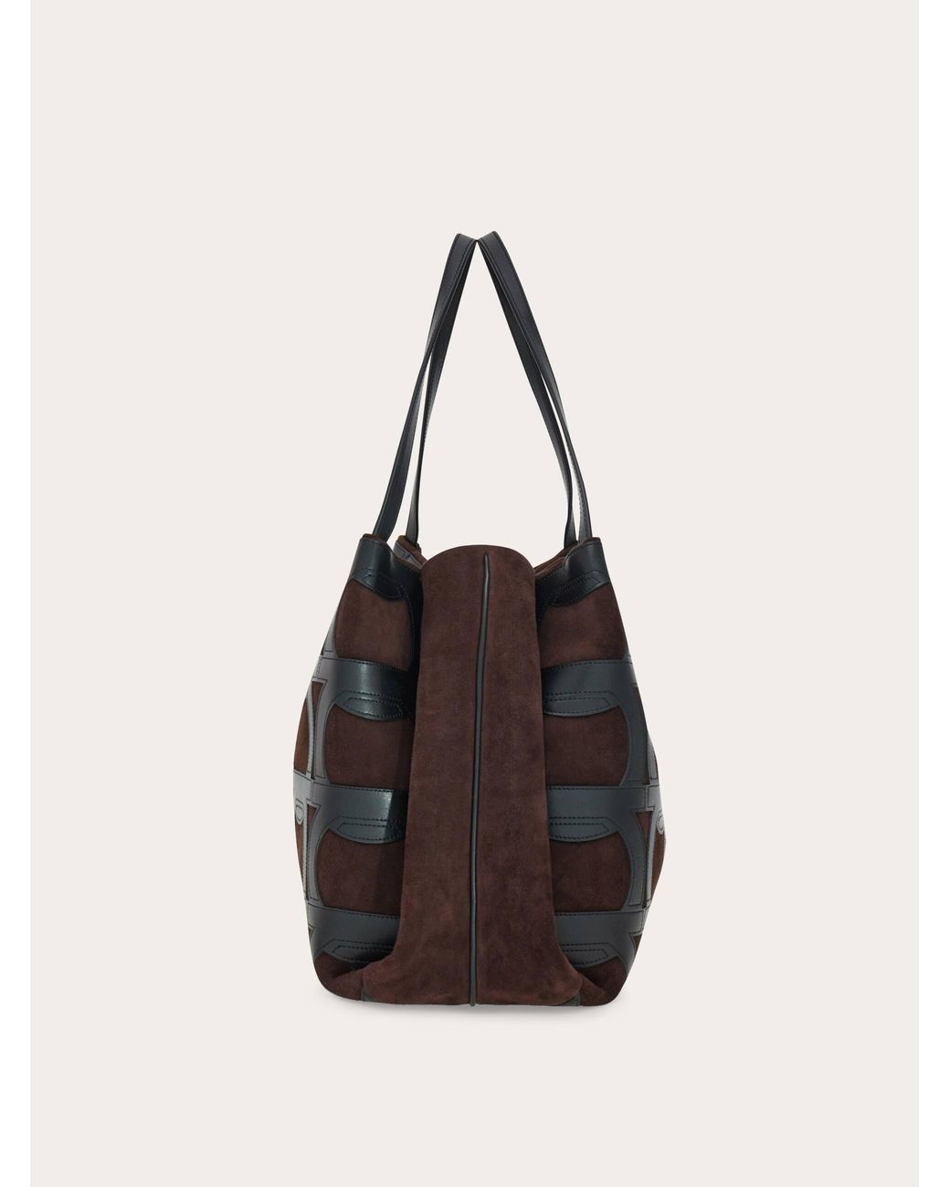 Ferragamo Black Mia Tote Bag (L)