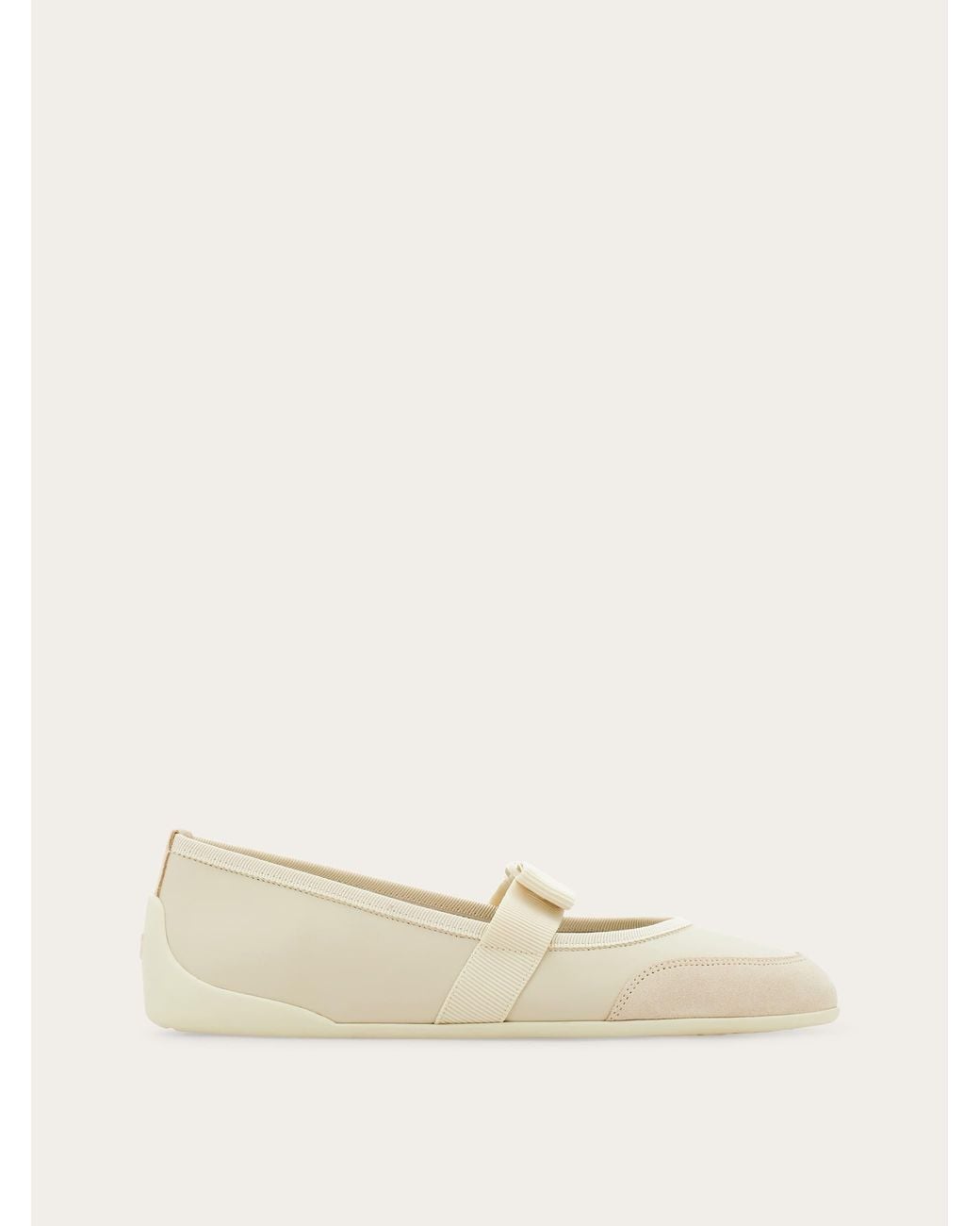 Ferragamo Natural Sporty Ballet Flat