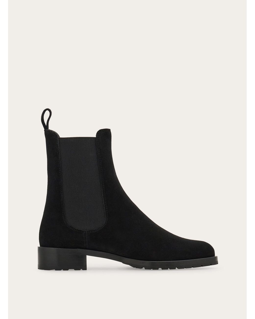 Ferragamo Black Chelsea Boot