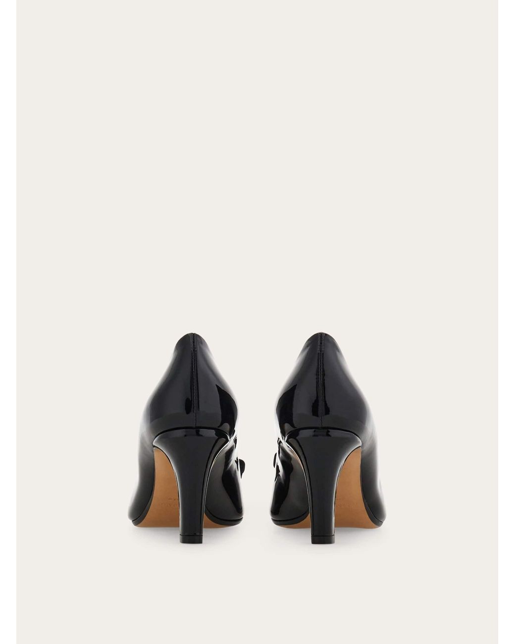 Ferragamo Black Vara Bow Pump