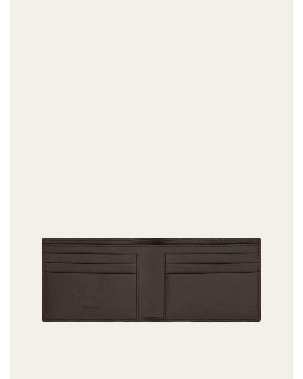 Ferragamo Brown Gancini Wallet for men