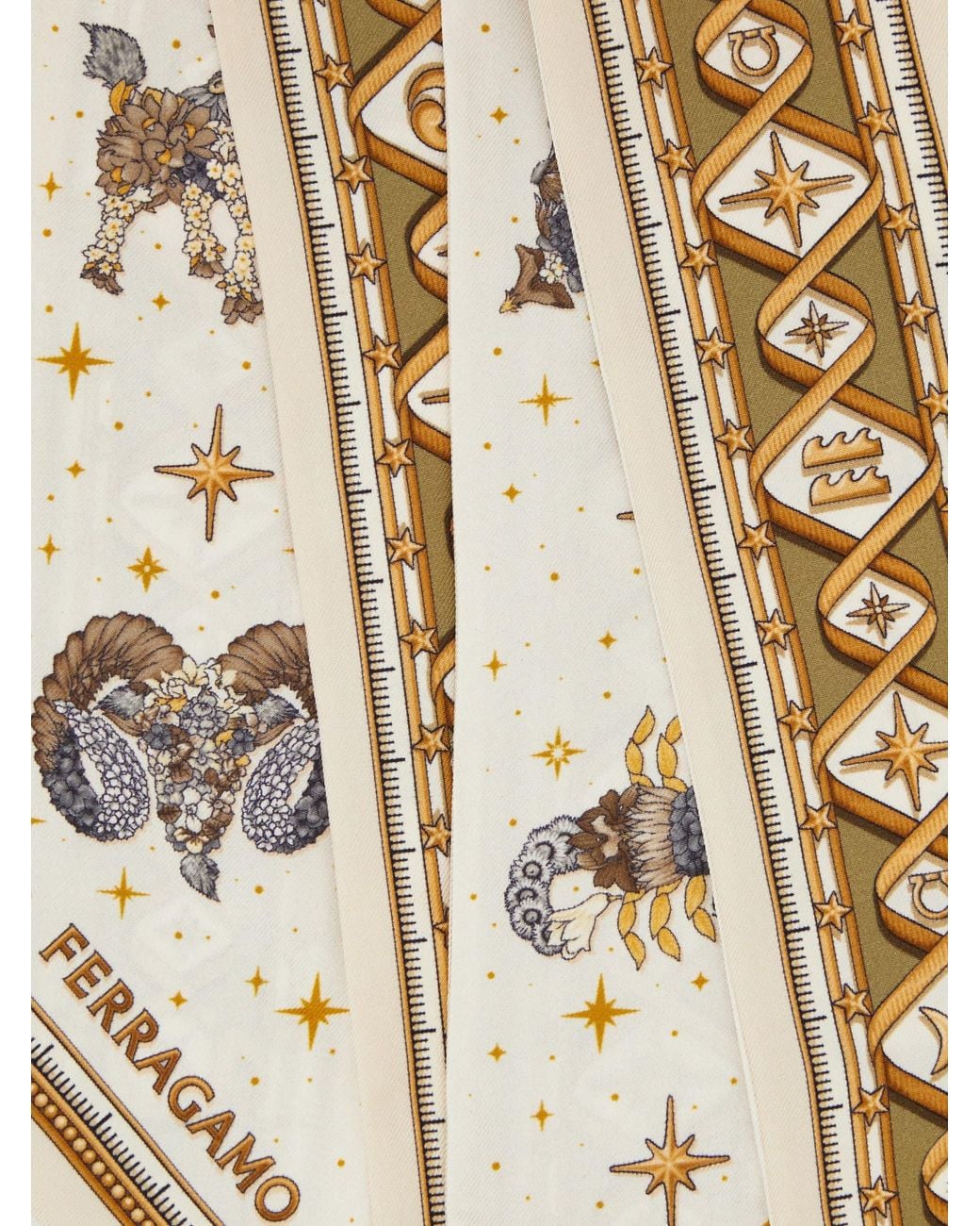 Ferragamo Natural Horoscope Print Mini Bandeau