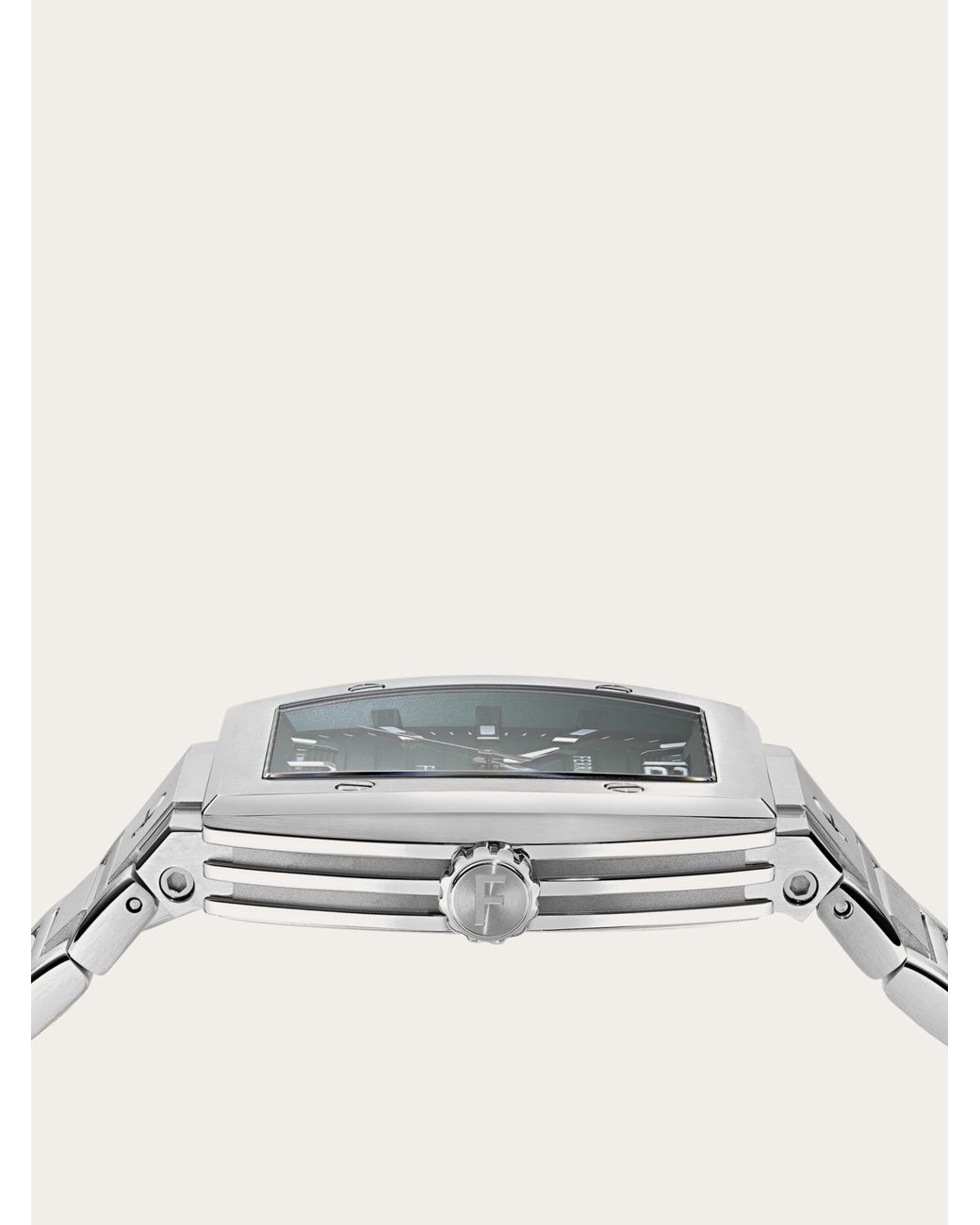 Ferragamo Blue F80 Tonneau 3H Watch for men
