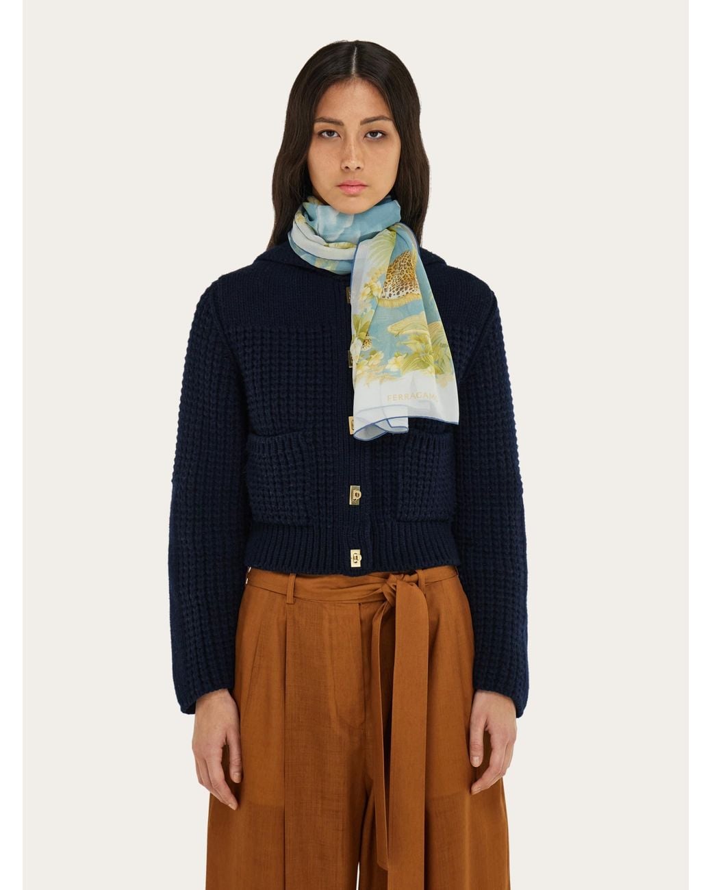 Donna Sciarpa di Ferragamo in Blue