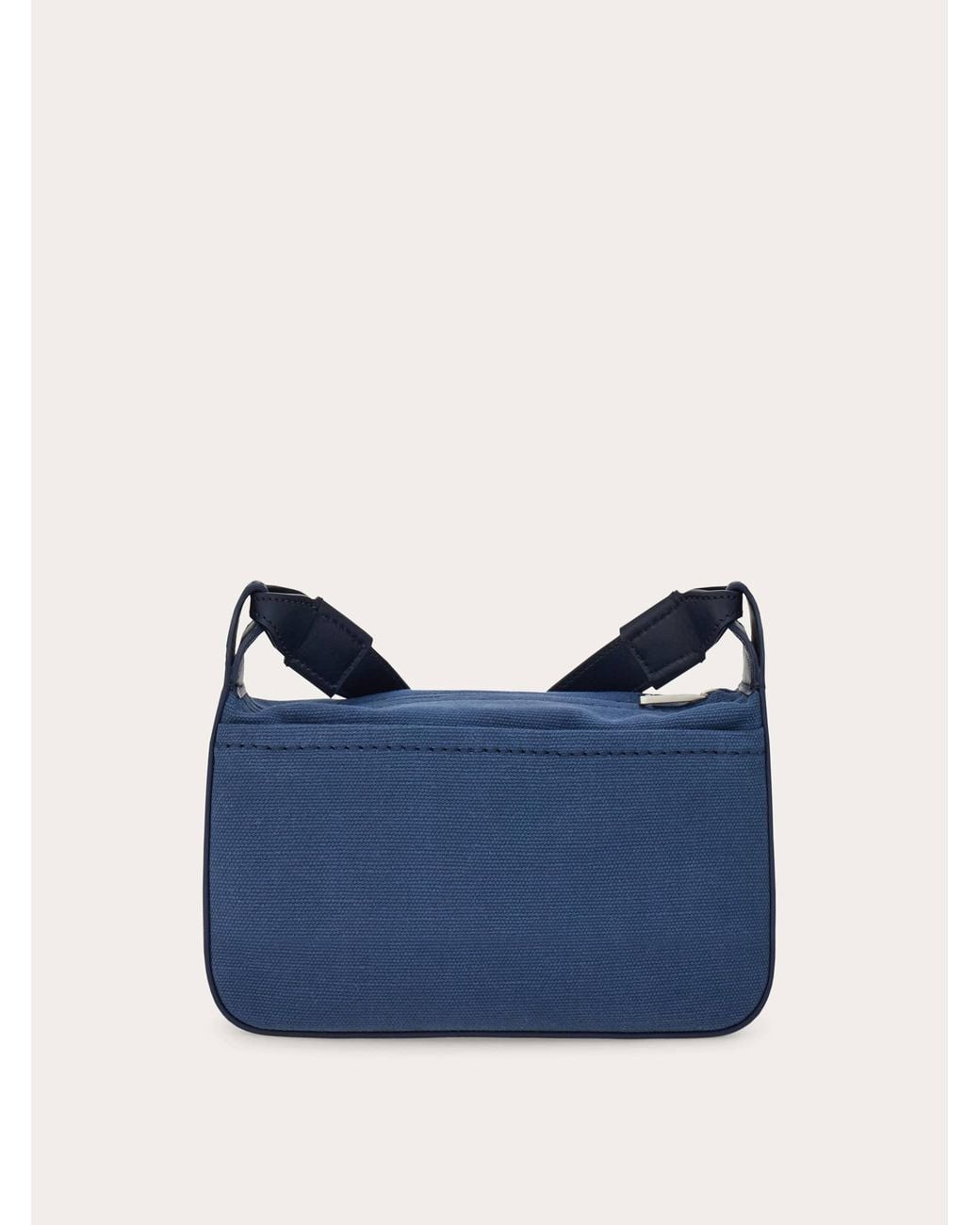 Ferragamo Blue Shoulder Bag With Logo for men