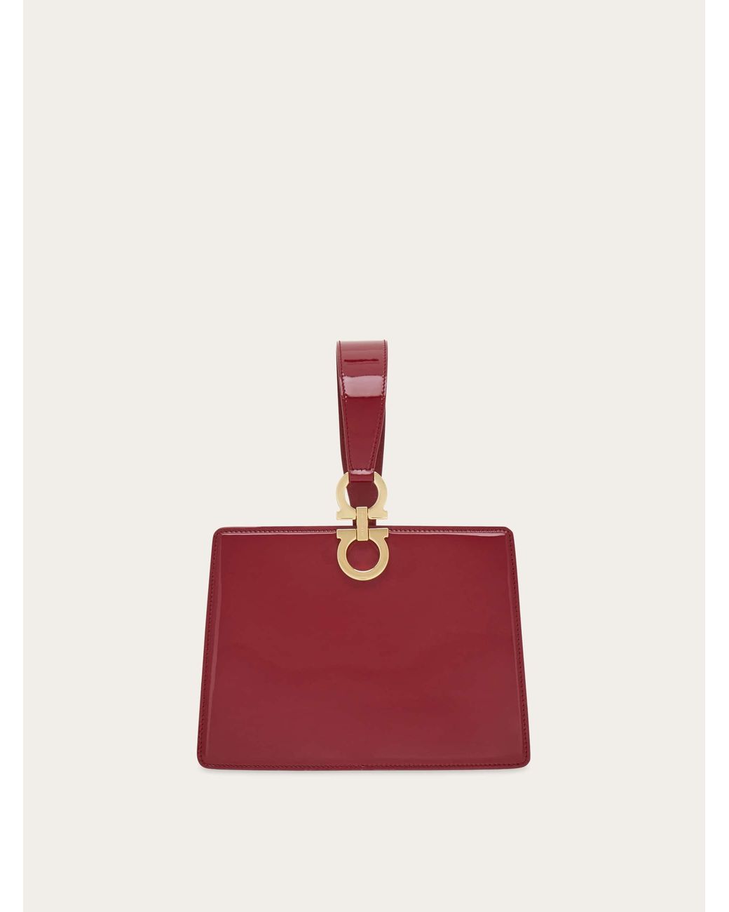 Ferragamo Red Mini Clutch