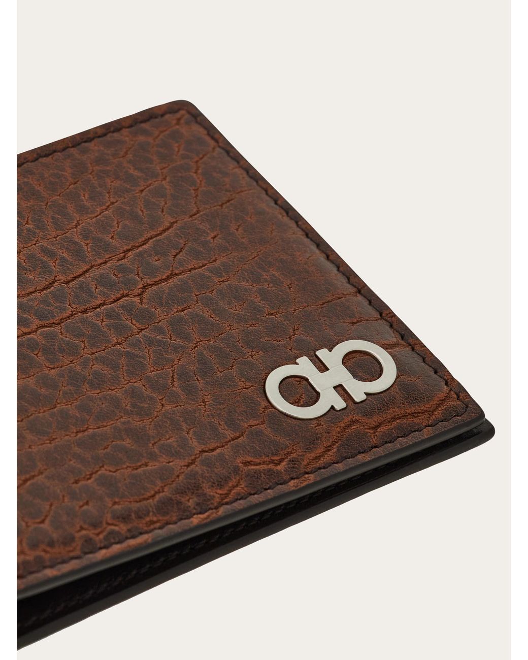 Ferragamo Brown Gancini Wallet for men