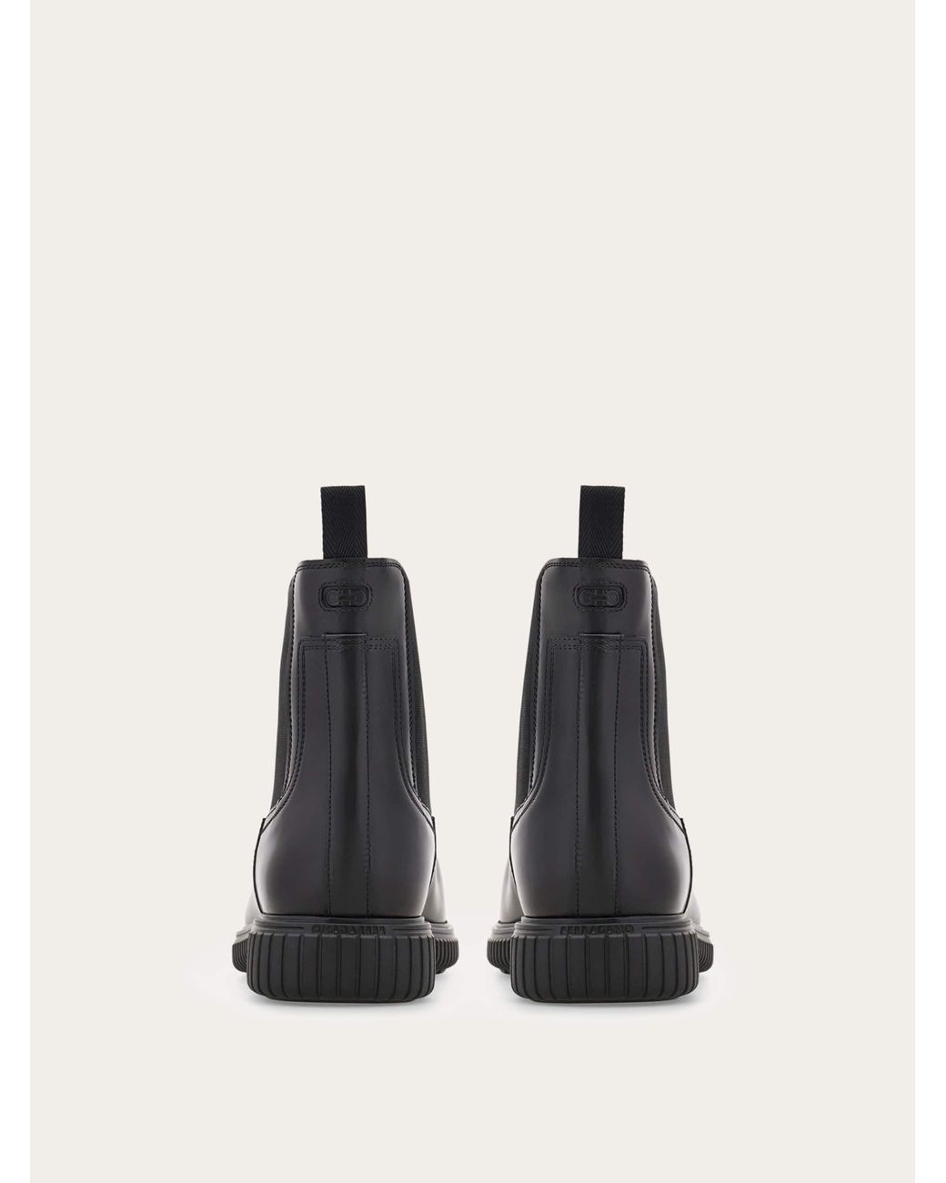 Ferragamo Black Chelsea Boot for men