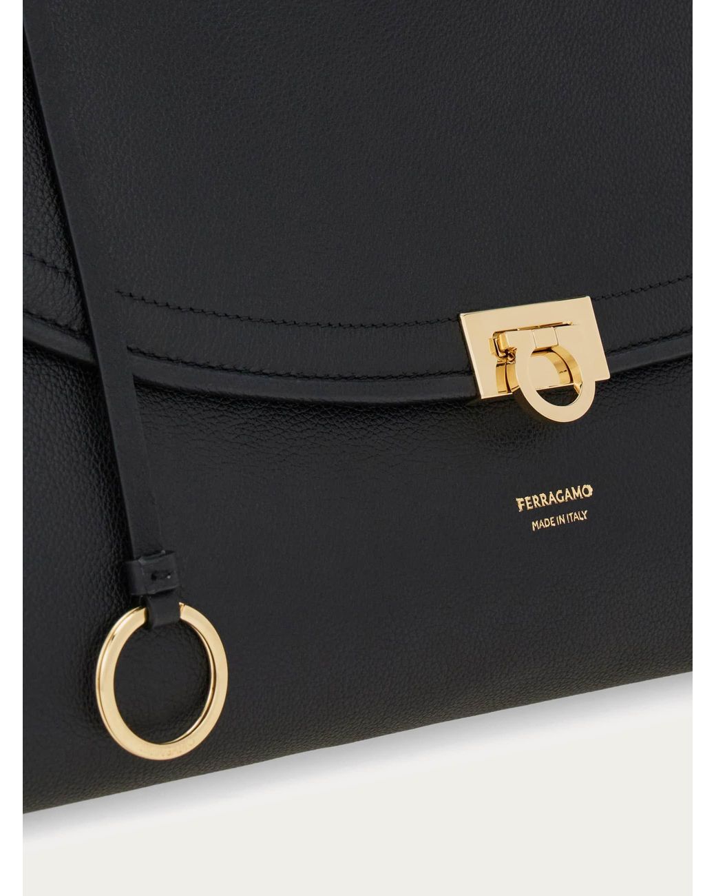 Ferragamo Black Sofia 2026 Shoulder Bag (L)