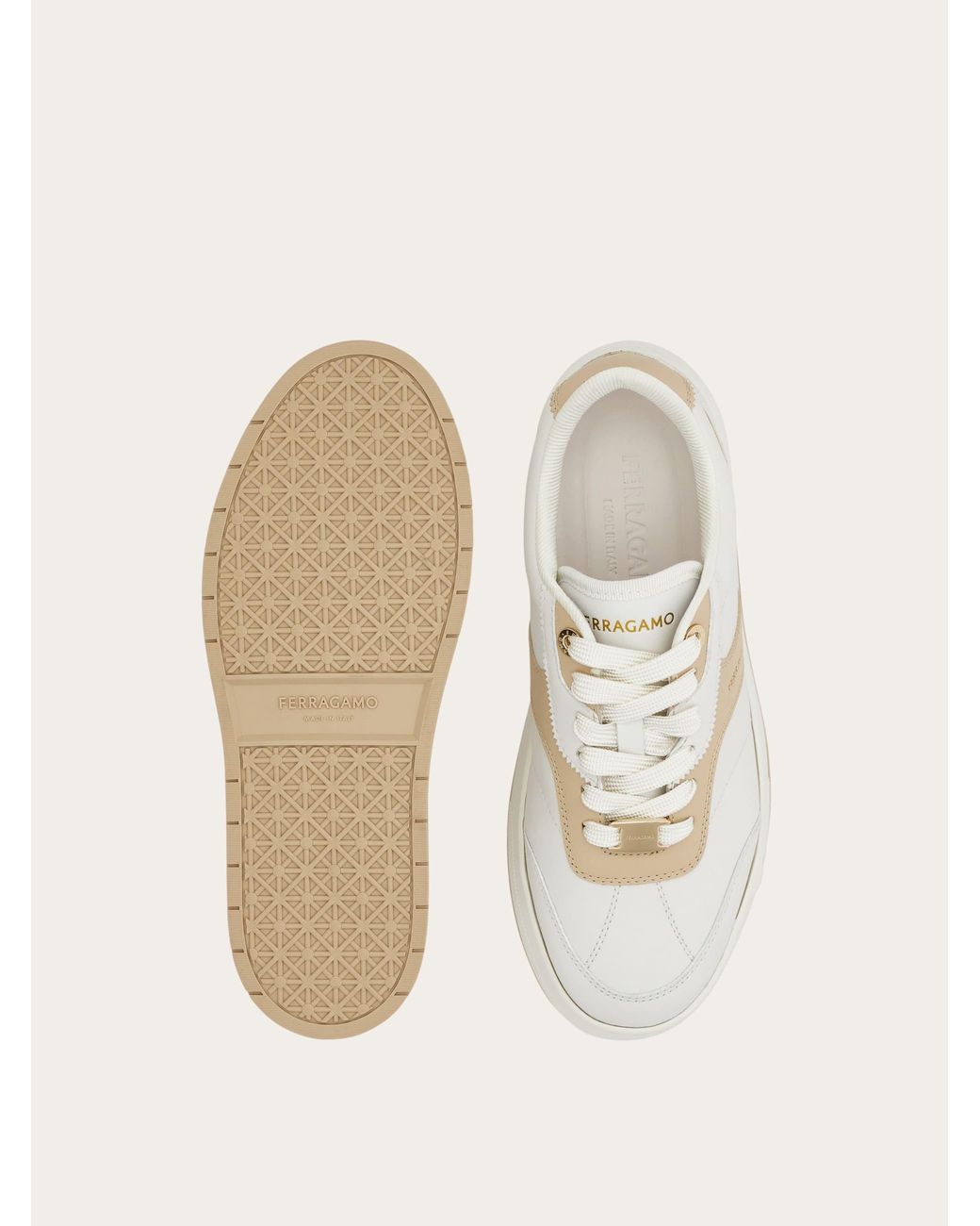 Ferragamo White Sneakers