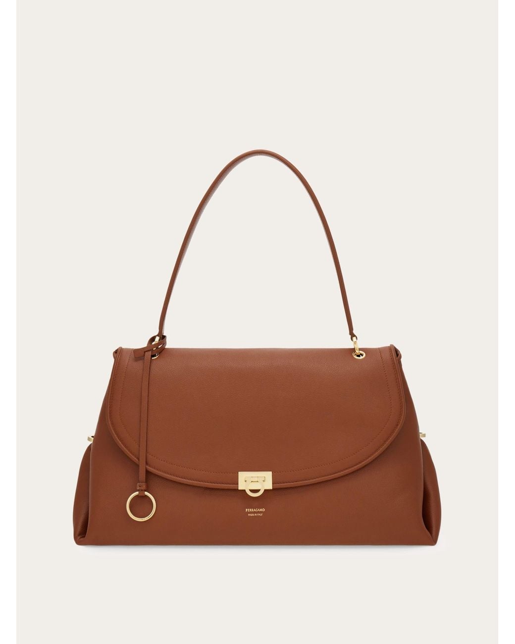 Ferragamo Brown Sofia 2026 Shoulder Bag (L)