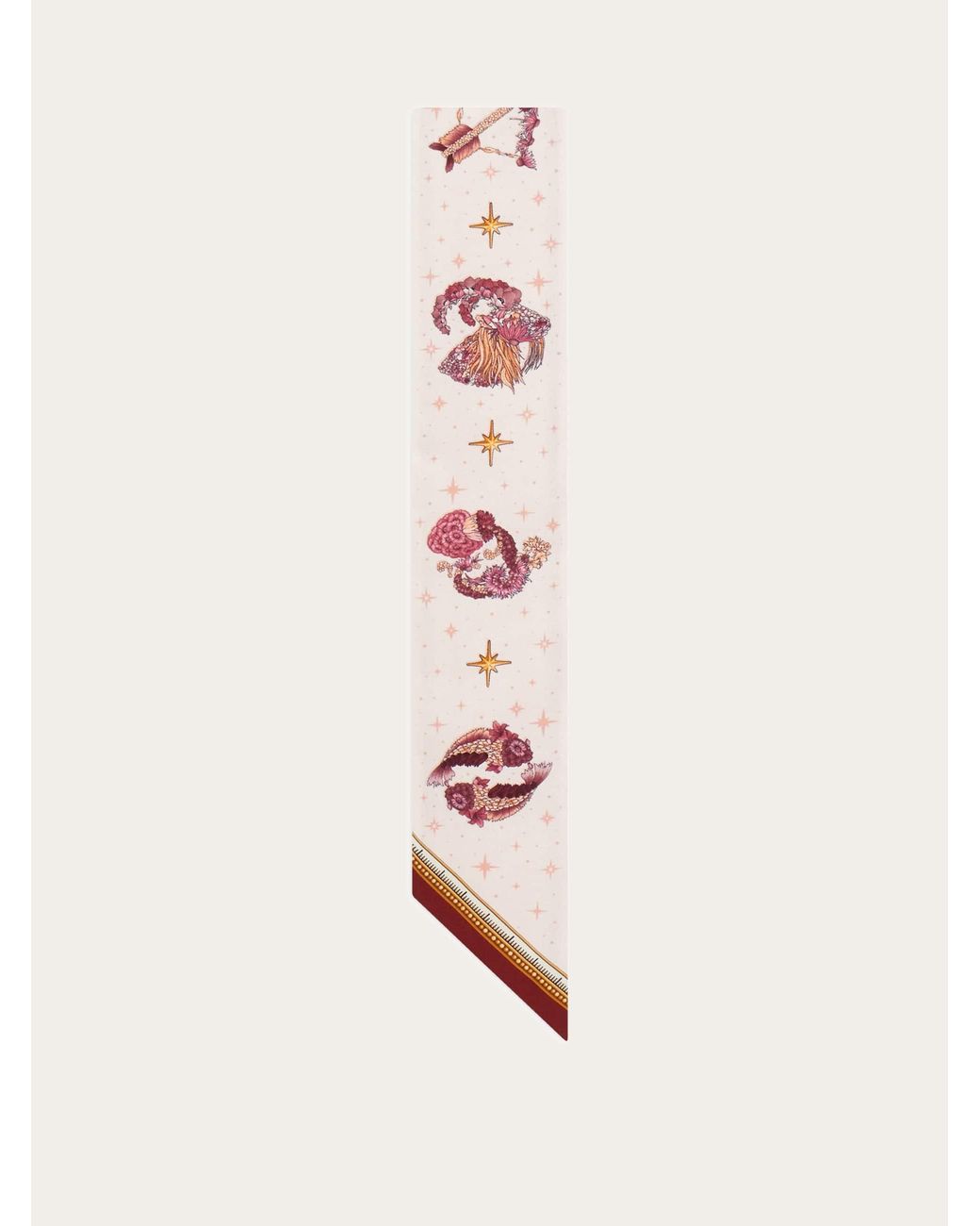 Ferragamo Pink Horoscope Print Mini Bandeau