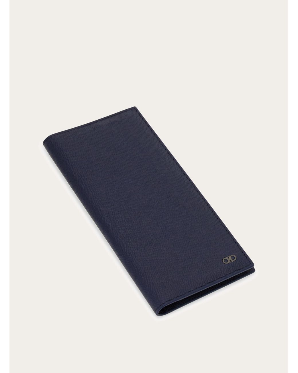 Ferragamo Blue Gancini Organizer Wallet for men