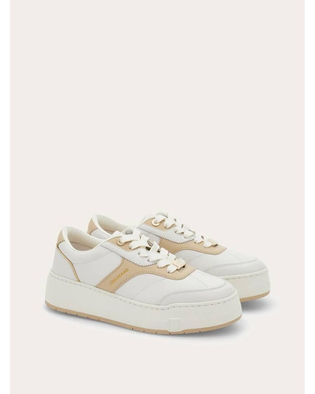Ferragamo White Sneakers
